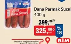DANA PARMAK SUCUK 400 G